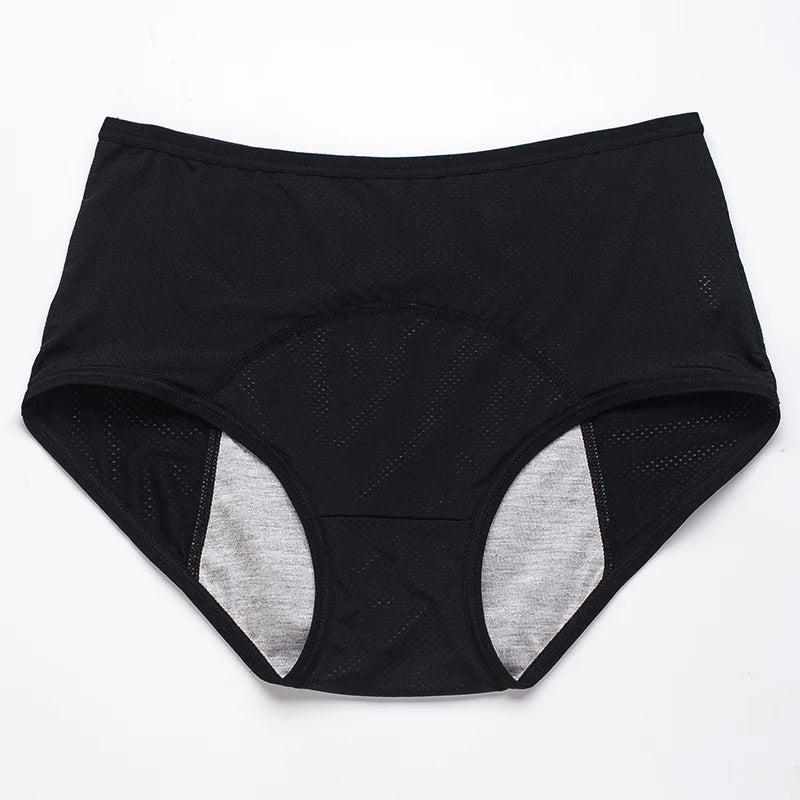 Leak Proof Menstrual Panties Women Underwear Period Cotton Waterproof Briefs Plus Size Female Physiological Breathable Pants