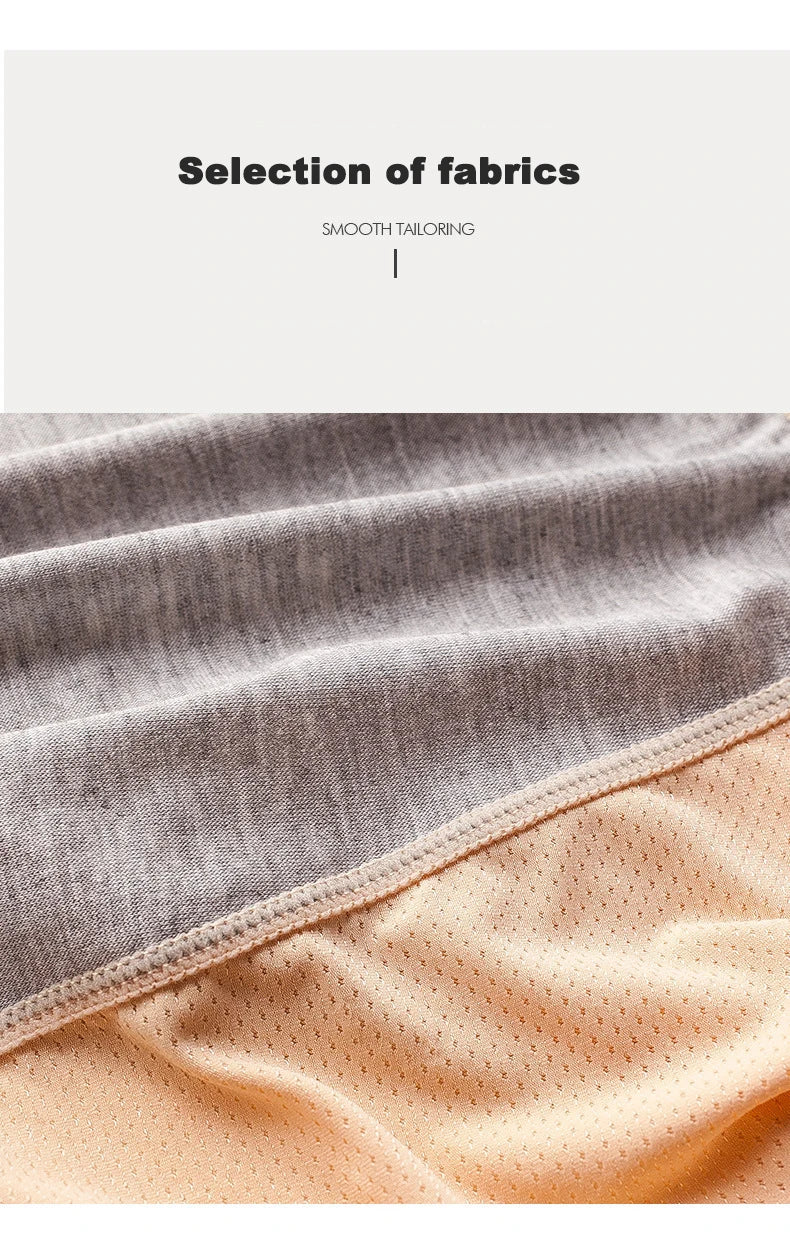 2pcs Women's Physiological Briefs Girl Menstrual Panties Ladies Period Leak Proof Panty Mid Waist Ice Silk Underwear