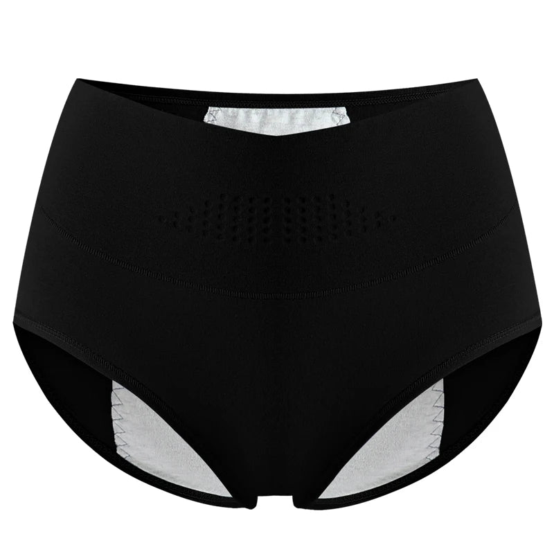 High Waist Leak Proof Menstrual  Women's Panties Widen Period Pants Physiological Underwear Cotton Plus Size L-4XL Female Briefs