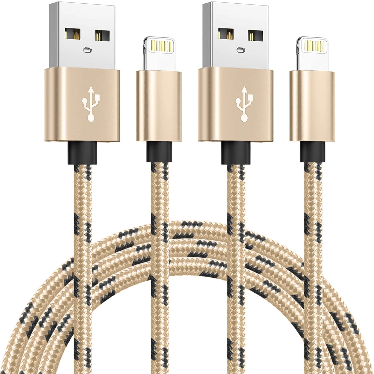 3A USB Cable For iPhone 13 12 11 14 Pro Max XR X XS Max  7 8 Plus iPad iPhone Charger Fast Charging Cord Data Charger Wire 1.2M
