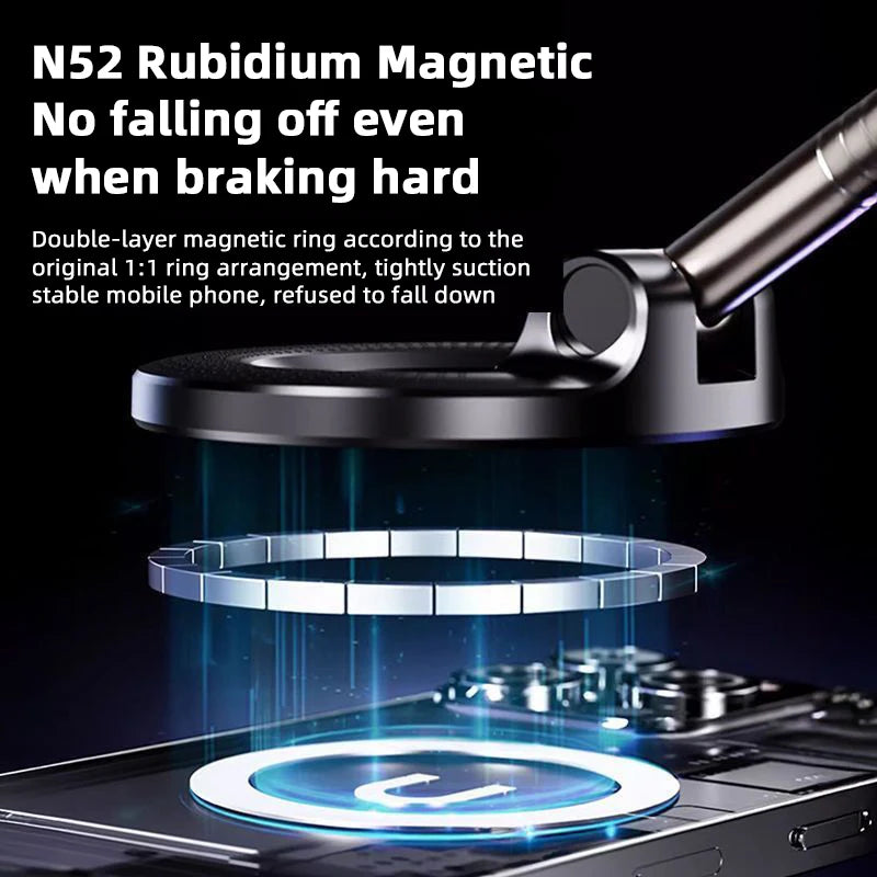 K007 Magnetic Phone Holder|Three-axis Rotation For Free Adjustment|A Convenient Choice For Multiple Scenarios.