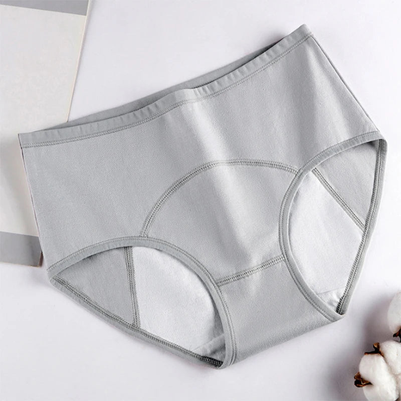Leakproof Women Panties 3XL 4XL Waterproof Menstrual Underwear Heavy Absorbency Physiological Period Briefs Incontinence