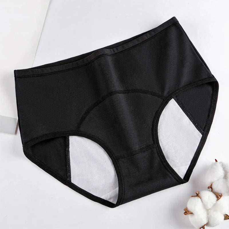 Leakproof Women Panties 3XL 4XL Waterproof Menstrual Underwear Heavy Absorbency Physiological Period Briefs Incontinence