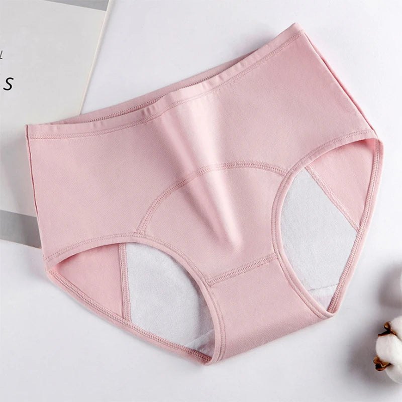Leakproof Women Panties 3XL 4XL Waterproof Menstrual Underwear Heavy Absorbency Physiological Period Briefs Incontinence