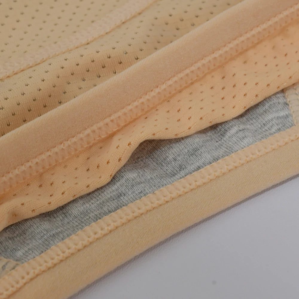 1pc Women's Leak Proof Menstrual Panties – Mid Waist Ice Silk Plus Size Waterproof Period Underwear Sexy Physiological Briefs